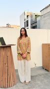 Yellow Farshi co-ord set