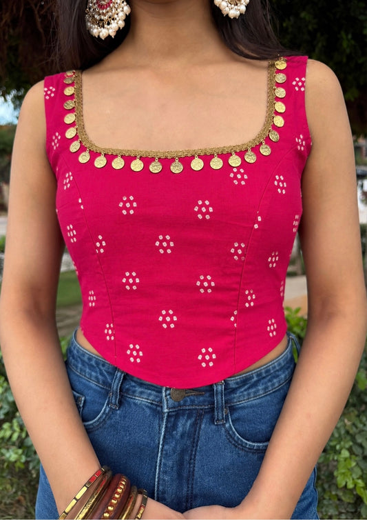 Adhya Bandhani Top