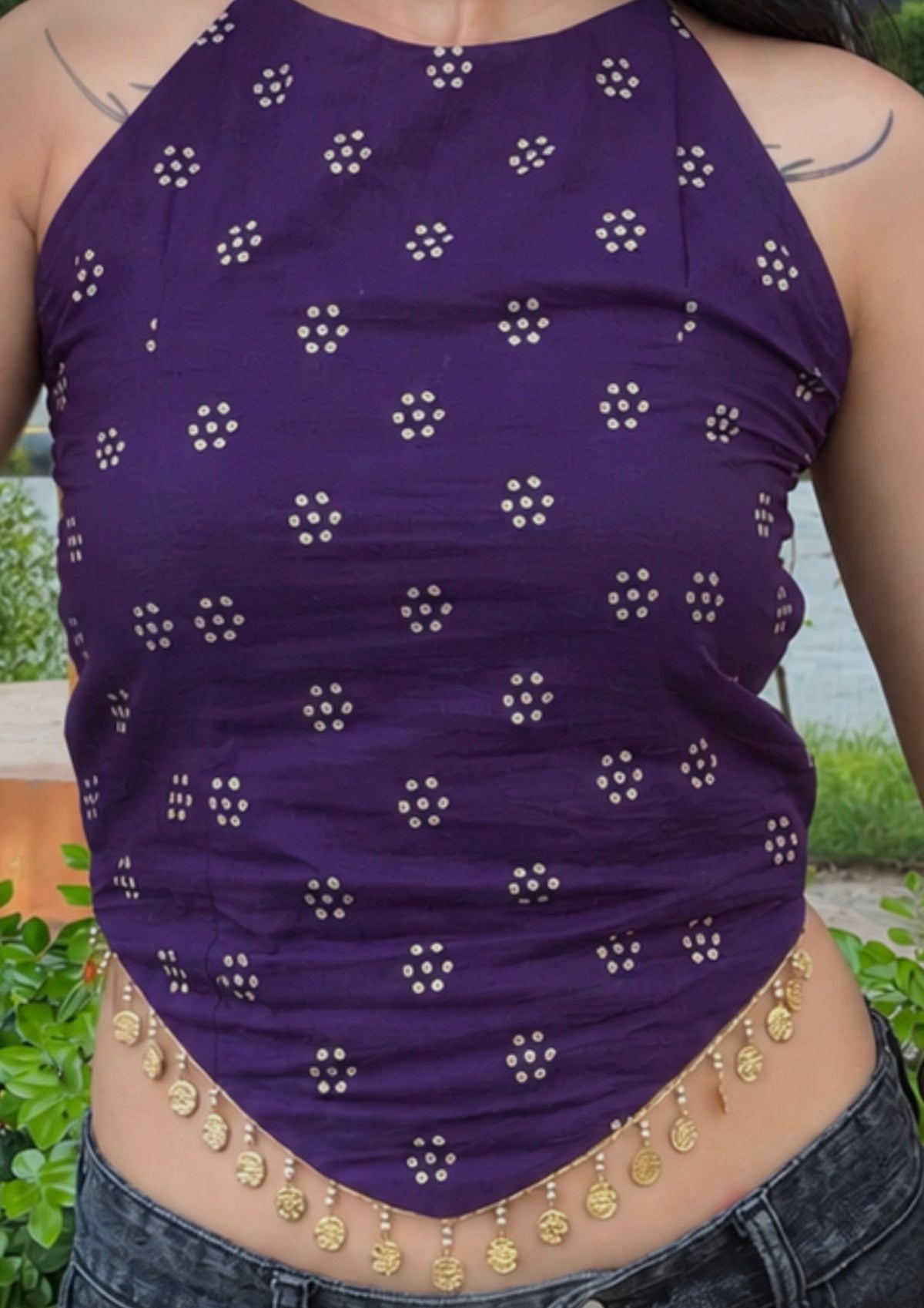 Gauri Bandhani Top