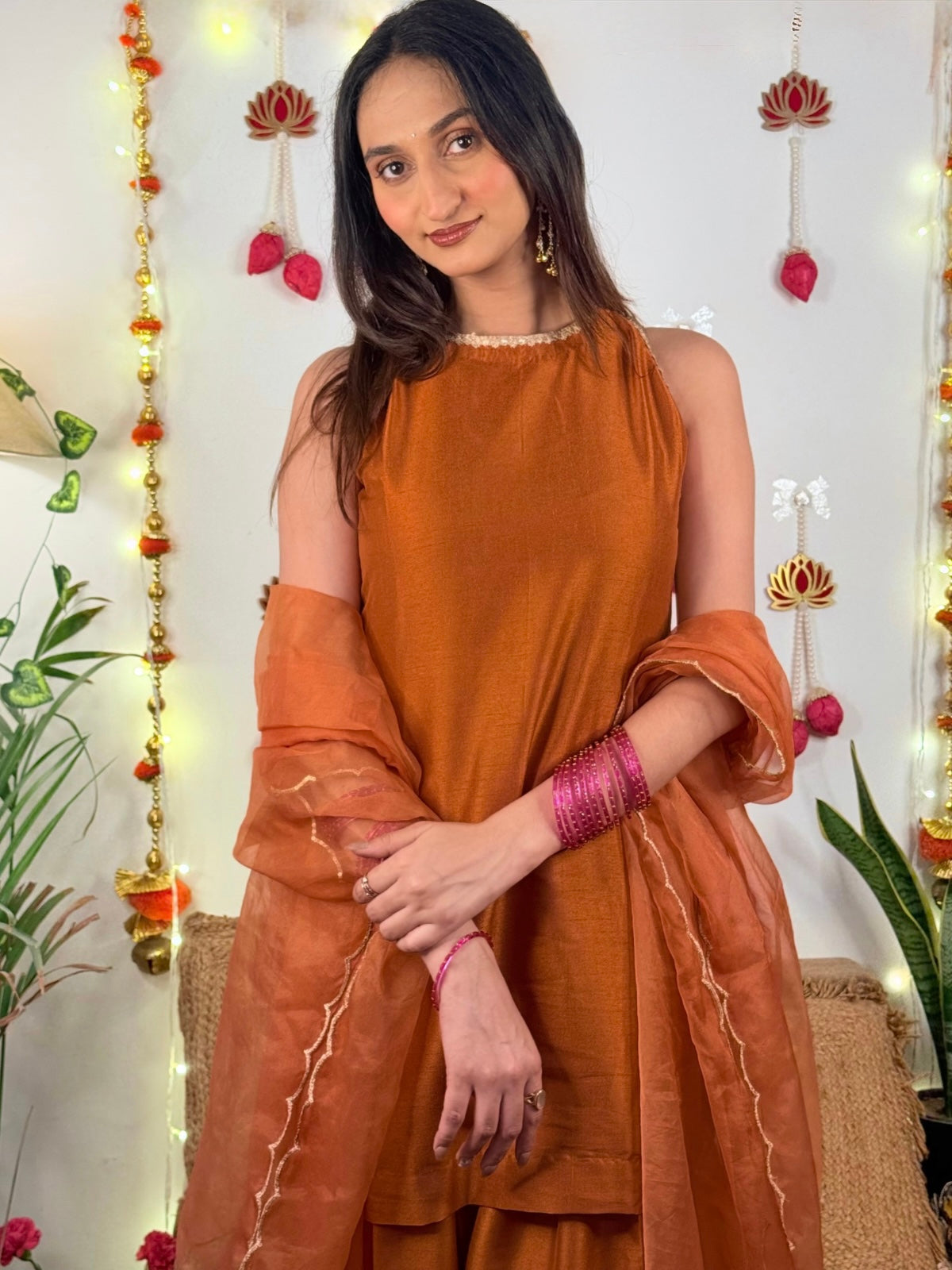 Kesariya Suit Set
