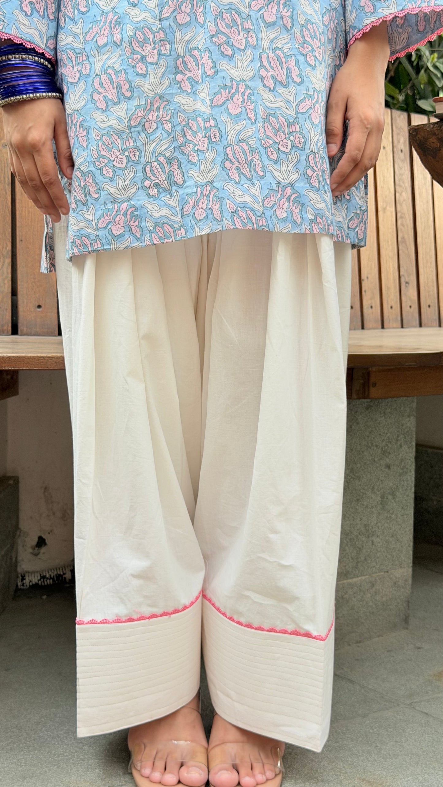 Blue Farshi coord set
