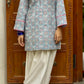 Blue Farshi coord set