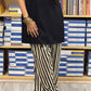 Black Stripe Suit Salwar