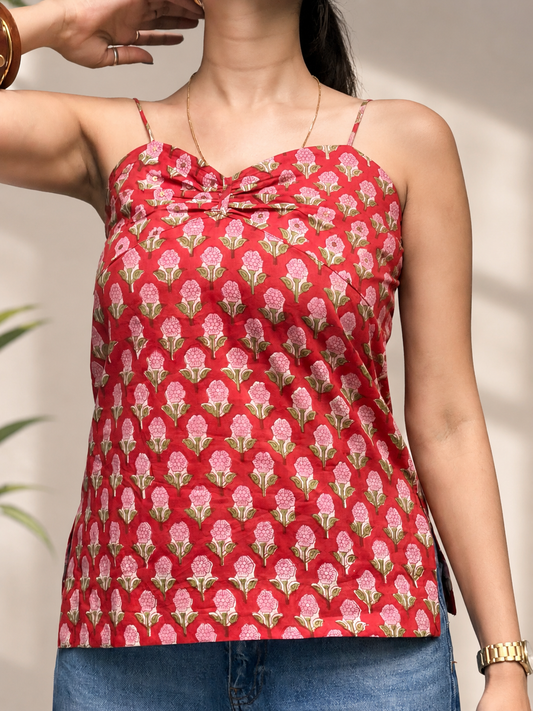 Aafreen Top | Handblock Cotton
